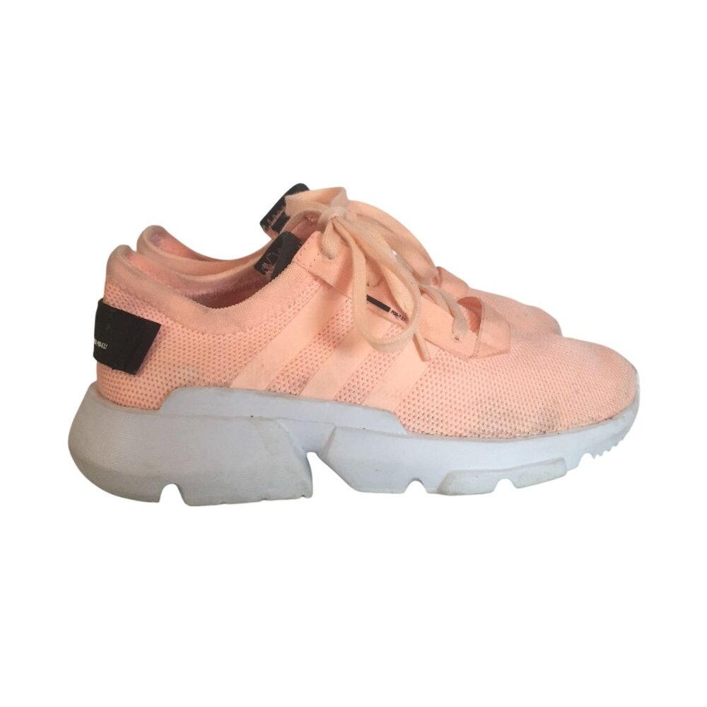 Adidas Toddler Size 2.5 Sneakers Peach Ortholite Lightweight Breathable
